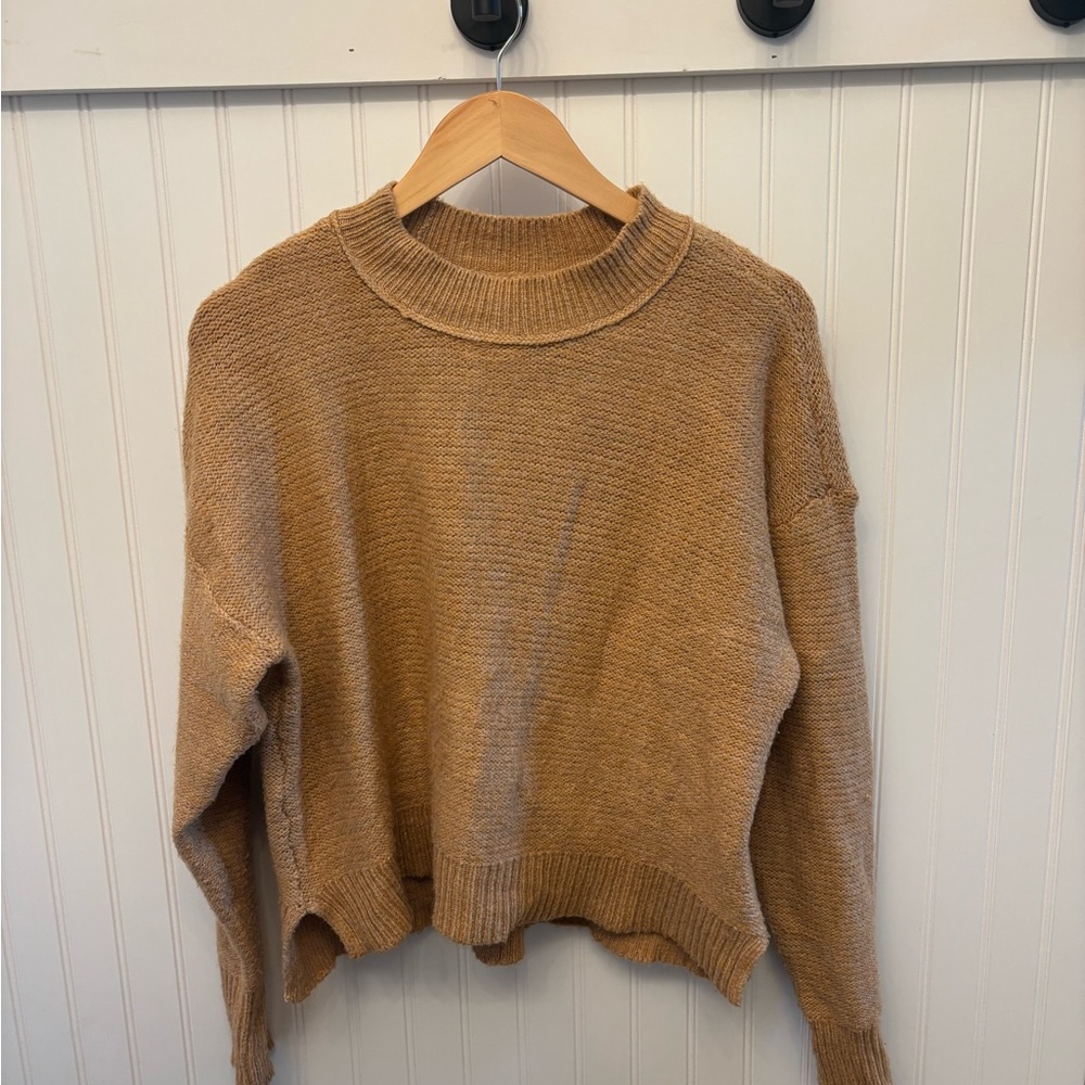 American Eagle Outfitters Tan Women's Sweater wool blend